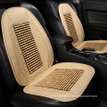 Natural wood bead car seat cushion